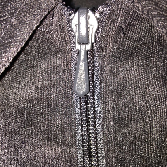 Macy’s Kim Rogers plus Sz 16 corduroy black zip-up - Picture 11 of 14